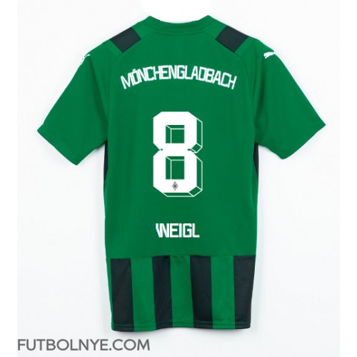 Camiseta Borussia Monchengladbach Julian Weigl #8 Visitante Equipación 2023-24 manga corta